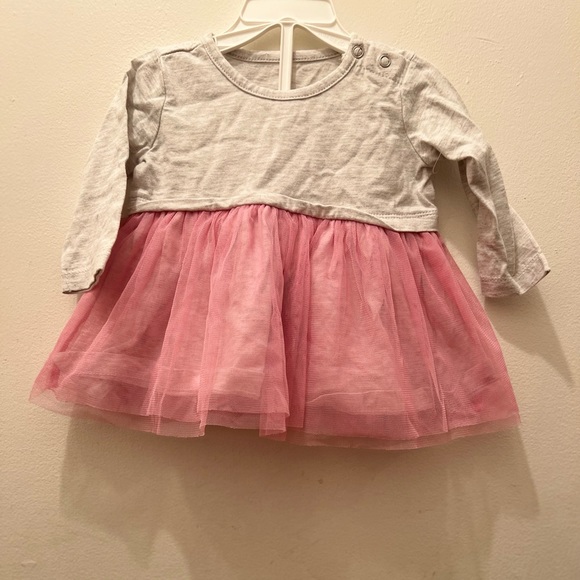 Silver and Pink Tulle Long Sleeve Shirt - Picture 4 of 4